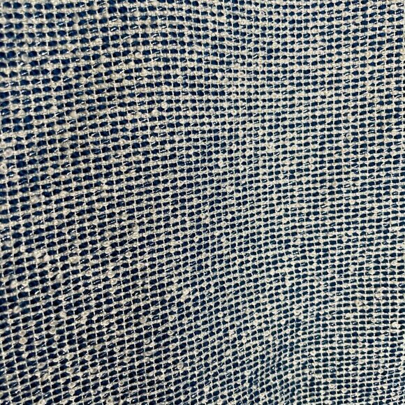 Banana Republic Navy Blue and Silver Tweed Academic Preppy Skirt Size: 10 - Picture 6 of 9